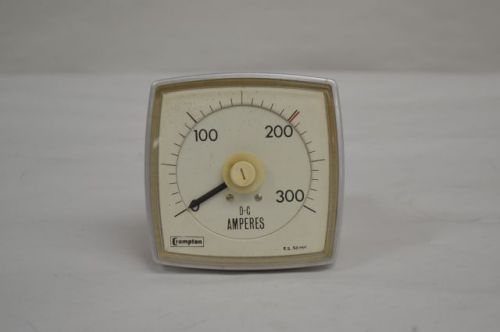 Crompton 016-05aa-ecrx 0-300a amp dc amperes ammeter panel meter gauge d203740 for sale
