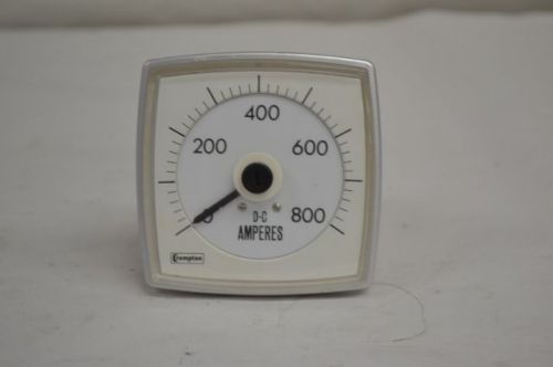 Crompton 333584 016-05aa-ecsn 0-800a amp panel meter ammeter gauge d207144 for sale