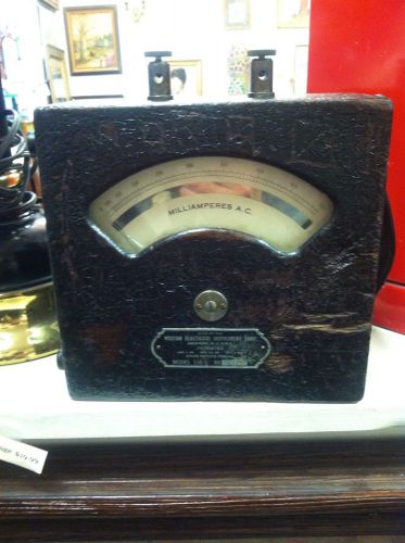 Antique Model155 Milliamperes/ Voltage Regulator/ Weston Ele/C. 1890s