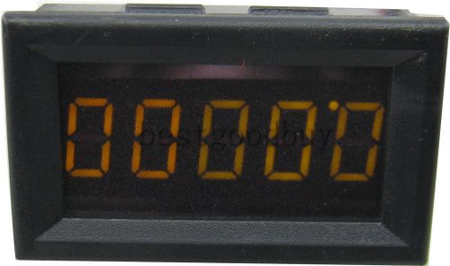 0.36&#034; 5 bit dc 0-3.0000a digital ammeter yellow led amp ampere panel meter gauge for sale