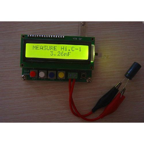 Lc100a digital lc meter inductor capacitor inductance capacitance cap tester for sale