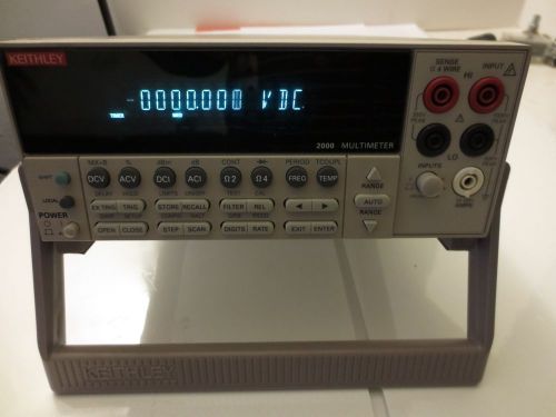 KEITHLEY 2000 MULTIMETER WITH CARD