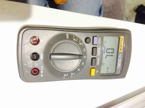 Fluke 112 true rms multimeter with leads for sale