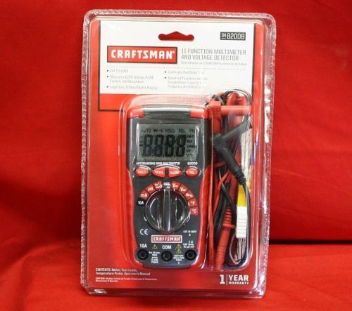 Craftsman 82008 11 function multimeter and voltage detector! for sale