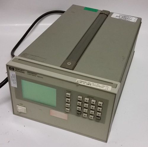Agilent 86060c lightwave switch with options 001 017 051 109 for sale