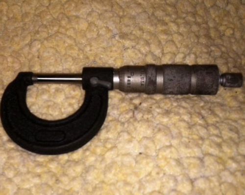 Central tools micrometer 0-1&#034; in plastic holster for sale