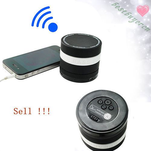 Bluetooth Wireless Speaker Mini\SUPER BASS iPhone Samsung PC#  Black~