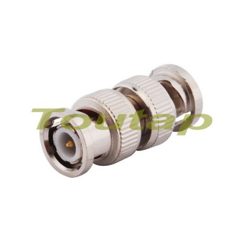 Bnc adapter bnc plug to plug male straight rf coaxial adapter connector for sale
