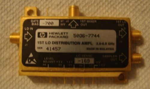 HP 5086-7744 1ST LO DISTRIBUTION AMPLIFIER 3.0-6.8 GHZ