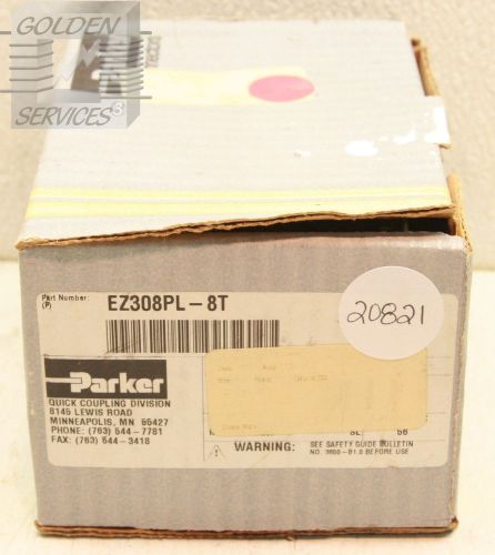 Parker EZ308PL-8T EZ-Mate Quick Coupling (Box of 4)