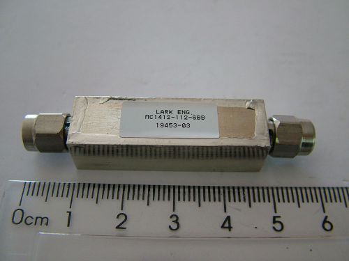 RF FILTER CF 1.4GHz BW 140MHz LOSS 0.5db MC1412-112-6BB SMA