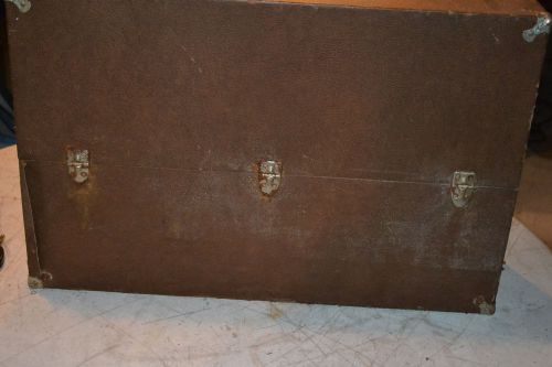 Vintage super vacuum tube parts caddy repairman tool chest  carry case tv for sale