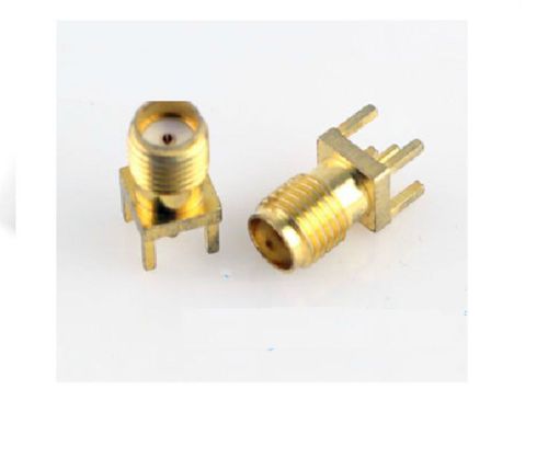 5pcs RF Coaxial Connectors , SMA Vertical Type Female Seat Connector, 180°