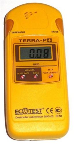 Geiger counter radiation detector dosimeter terra-p + english version ecotest for sale