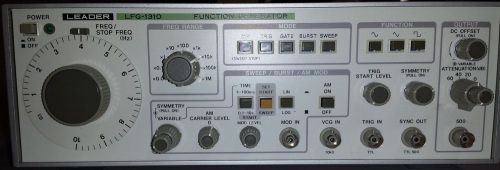 Leader lfg-1310 is a sweep/function generator for sale