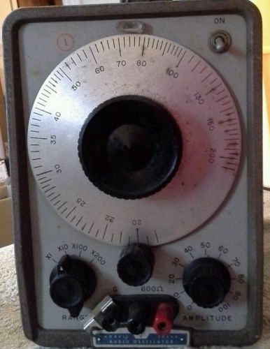 Vintage HEWLETT PACKARD HP 200AB Tube Audio Oscillator
