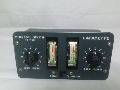 Vintage Lafayette Stereo level Indicator 99-5038  Sound &amp; Audio Equipment