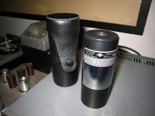 Bruel &amp; Kjaer B&amp;K Sound Level Calibrator Type 4230 Leather Case Used Once MINT!