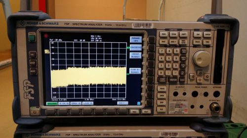 Rohde &amp; Schwarz R&amp;S FSP-13 RF Spectrum Analyzer 9KHz to 13.6GHz Opt K72,74,82,84