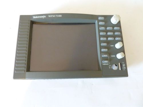 Tektronix WFM7100 to WFM7120 Waveform Monitor Front Panel