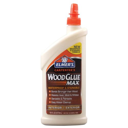 NEW ELMER&#039;S E7310 16OZ CARPENTER&#039;S GLUE MAX WOOD GLUE INTERIOR EXTERIOR GLUE