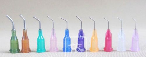 45pcs 9 kinds bent dispensing needle for liquid dispenser adhesive glue syringe for sale