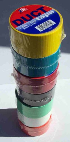 Colored duct tape assortment, 16 rolls, made in usa, free shipping for sale