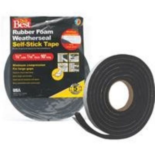 Do it Best Sponge Rubber Weatherstrip Tape