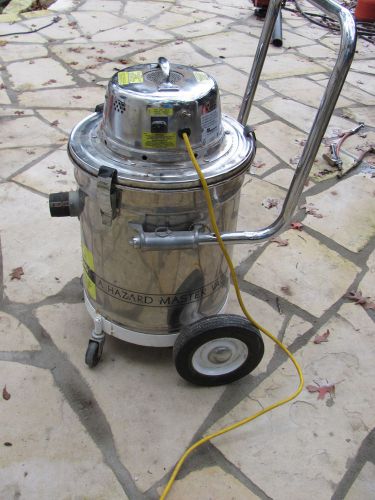 Mastercraft commercial vacuum stainless steel vac hepa hazardous for sale