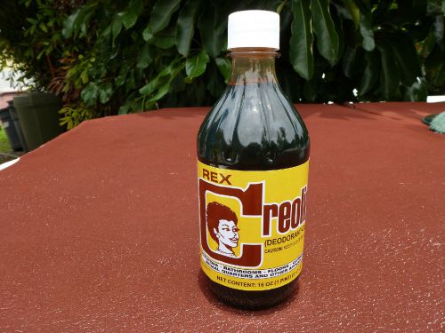 Mexican CREOLINA  Coal Tar Deodorant Cleaner  Odor  Remover 16oz Animal 1/4