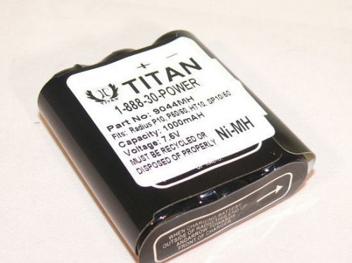 Motorola hnn9044mh, p10, sp50 replacement battery by titan.  18 month warranty for sale