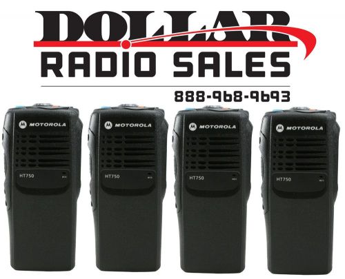 4 New Refurbished Front Housing For Motorola HT750 16CH Two Way Radios 