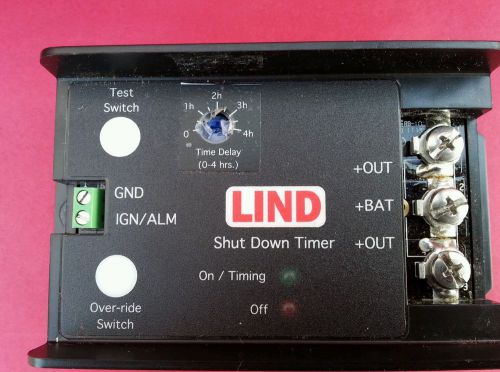 Lind Shut Down Timer. For in-car 2-way radios and laptops