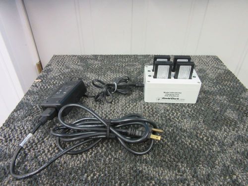 DC DAVID CLARK BATTERY CHARGING CHARGER A99-04CRG HEADPHONES STATION U9910-BSW