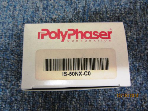 Polyphaser is-50nx-co 1.5 to 50 mhz surge &amp; lightning arrestor n-female bulkhead for sale
