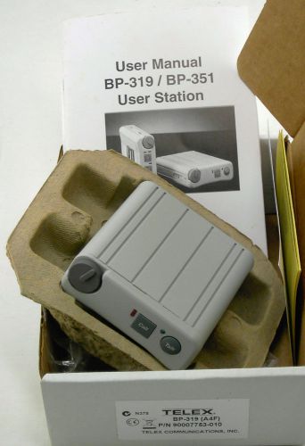 Telex bp-319 rts single-channel portable beltpack [intercom] gray for sale