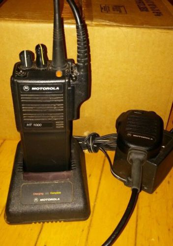 Motorola ht 1000 vhf handheld with mic for sale