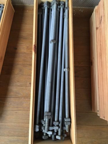 Double arming bolts- fully threaded- semi cone point on each end for sale