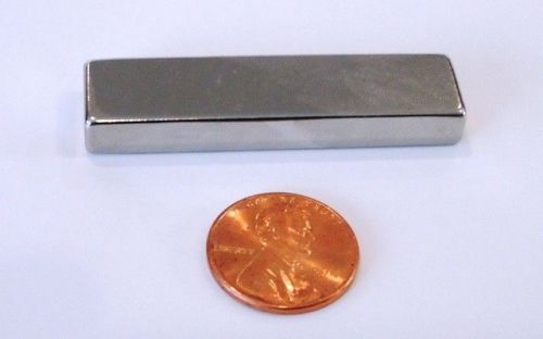 New neodymium block magnets n45 grade 2&#034; x 1/2&#034; x 1/4&#034; 13,600 gauss higher power for sale