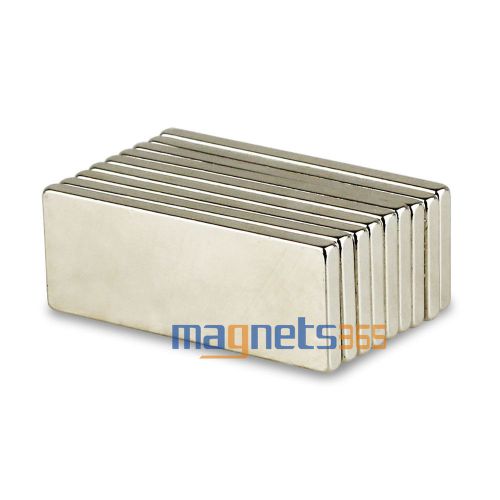 10 Counts N35 Strong Magnets Block Cuboid Rare Earth Neodymium F40 x 15 x 3mm