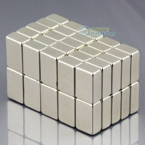 50pcs Strong N50 Cuboid Block Magnets 12mm x 8mm x 5mm Rare Earth Neodymium