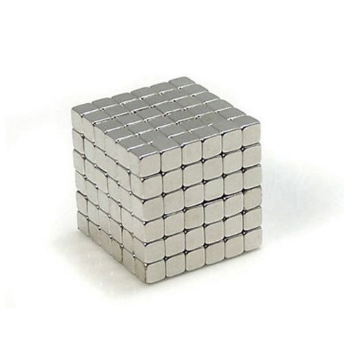 216pcs 1/8&#034; x 1/8&#034; x 1/8&#034; Block 3x3x3mm Neodymium Magnets Rare Earth N35