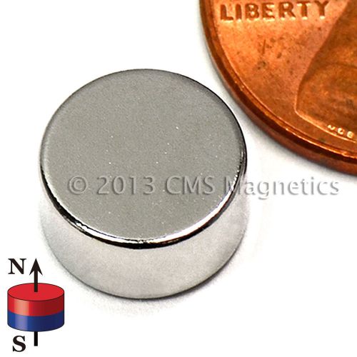 CMS Magnetics® N42 Dia 3/8&#034; x 1/5&#034; Neodymium Disk Magnets Lot 500