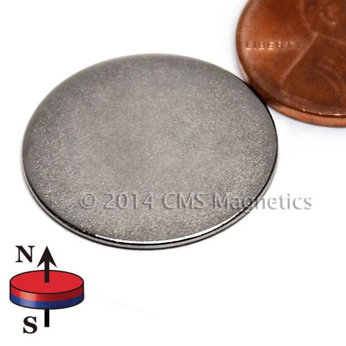 N45 neodymium magnet dia 7/8x1/32&#034; ndfeb rare earth magnet 500 pc for sale