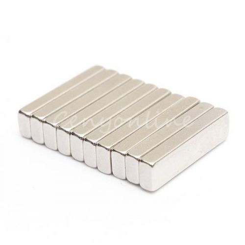 Lots 10pcs strong neodymium cuboid home magnets block rare earth n35 20x5x3mm for sale