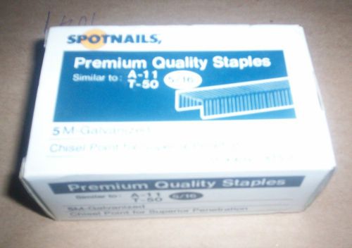 Spotnails premium quality staples  a-11 - t-50 for sale