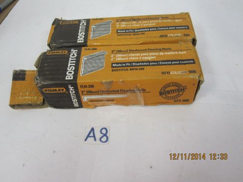 (set of 2 boxes) BOSTITCH FLN-200 2-Inch Flooring L-Nail, 1000-Per Box