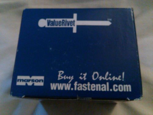 Fastenal Blind Rivet AB6-4AV 500 pcs. Aluminum 3/16&#034; Dia. buttonhead
