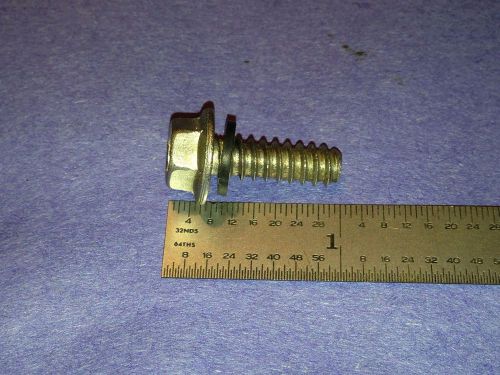 Sheet Metal Screws stainless steel with rubber/neoprene washer (250 ea) L= 1 in