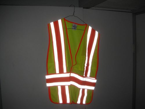 Fire/ems/law/road  safety vest -4 season lime yellow  2xl-4xl for sale